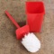 Toilet Brush Holder, Red, Thermoplastic Resins, Square